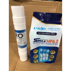 Bộ Sản Phẩm KAROFI - Màng Lọc RO Hàn Quốc + Hệ Lõi Lọc Smax 6.2 - Khử Độc Tố Nước Hiệu Quả Và An Toàn