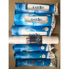 Combo 7 Lõi Lọc Karofi Chính Hãng Dùng Cho Máy O-D138 - Lõi PP, Than Hoạt Tính, RO, Nano Bạc, Lõi Khoáng Tự Nhiên Chất Lượng Cao