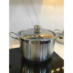 Nồi Luộc Gà Fivestar 30 cm - Inox 430 Không Gỉ, Thiết Kế 3 Đáy Tiết Kiệm Năng Lượng, An Toàn Vệ Sinh Cho Mọi Loại Bếp