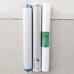 Lõi Lọc Nước RO 20 Inch - Bộ Ba Lõi 1, 2, 3 Thay Thế cho Máy Lọc 30L, 50L, 70L - Tiêu Chuẩn Lọc 5 Micron, Than Hoạt Tính Cao Cấp