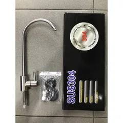Vòi gạt máy lọc nước Inox 304 - Thay thế cho máy RO và Nano, thiết kế sang trọng, xoay 360° không rỉ, tiện dụng cho gia đình