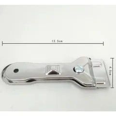 Dao Vệ Sinh Kính Bếp Điện Từ - Thép Không Gỉ Mạ Crôm Sáng Bóng, Dụng Cụ Làm Sạch Bề Mặt Bếp Từ và Bếp Điện Ceramic