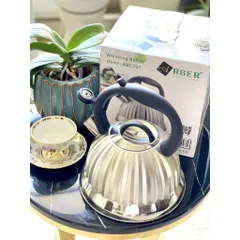 Ấm đun từ Arber AB2.7QT 2.7L - Inox 304 cao cấp, còi báo sôi, thiết kế sang trọng, phù hợp mọi loại bếp