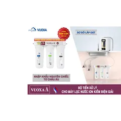 Bộ tiền lọc Geyser Vuoxa A - Được thiết kế sử dụng với máy lọc nước ion kiềm điện giải - Hàng chính hãng LB NGA