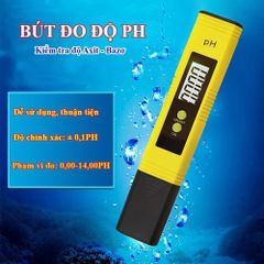 Bút Đo Độ PH Nhanh - Thiết Bị Kiểm Tra pH Nước Nuôi Cá, Thủy Canh, Chế Biến Thực Phẩm, Dụng Cụ Hữu Ích Cho Nông Nghiệp