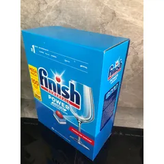 Viên rửa bát FINISH Power Essential Hương Chanh 100 Viên - Sạch mạnh mẽ cho máy rửa chén Bosch, Electrolux - Hàng chính hãng Châu Âu