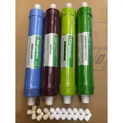 Bộ 4 Lõi Lọc Nước Khoáng 5678 KANGAROO Chính Hãng - Tạo Kiềm, Khử Mùi, Bổ Sung Khoáng Chất, Giải Độc Cho Nước Uống