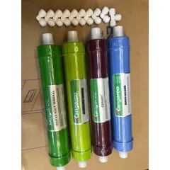 Bộ 4 Lõi Lọc Nước Khoáng 5678 KANGAROO Chính Hãng - Tạo Kiềm, Khử Mùi, Bổ Sung Khoáng Chất, Giải Độc Cho Nước Uống
