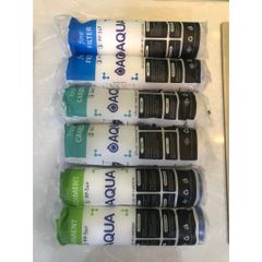 Combo 2 Bộ Lõi Lọc 123 Aqua - Thay Thế Lõi RO Chính Hãng, Gồm 2 Lõi 1, 2 Lõi 2, 2 Lõi 3 cho Nguồn Nước Sạch