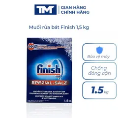 Muối Rửa Chén FINISH 1,2KG - Bảo vệ và Làm mềm nước cho Máy Rửa Bát Bosch, Siemens, Electrolux và Hàng Châu Âu Chính Hãng