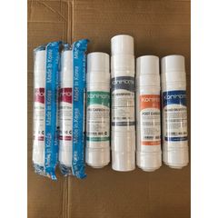 Bộ 6 Lõi Lọc Nước KORIHOME Chính Hãng - Thay Thế Dùng Cho WPK-813, WPK-888-LT, WPK-605, Loại Bỏ Tạp Chất Và Vi Khuẩn