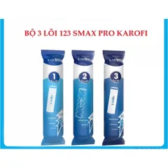 Lõi Lọc Nước RO 1,2,3 KAROFI SMAX PRO - Hàng Chính Hãng Thay Thế Cho Máy Lọc Nước - Hiệu Quả Lọc Cao, Bền Bỉ 12 Tháng