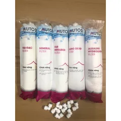 Bộ 5 Lõi Lọc Nước Chức Năng MUTOSI - T33, Mineral, Far Infrared, Nano Silver, Alkaline Hydrogen - Hàng Chính Hãng, Tiện Ích Gia Đình