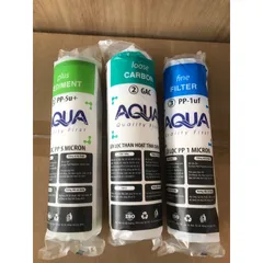 Lõi Lọc Nước AQUA 1,2,3 Chính Hãng - Lọc Thô Hiệu Quả Cho Máy Lọc Nước RO - Tuổi Thọ 3-9 Tháng