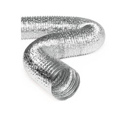 Ống Bạc Mềm Phi 125mm - 2 Mét Ống Gió Chịu Nhiệt Dẫn Khói, Mùi Cho Máy Hút Âm Tủ - Tiện Lợi Cho Hệ Thống Thông Gió