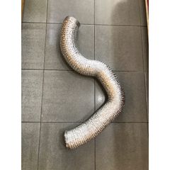 Ống Bạc Mềm Phi 125mm - 2 Mét Ống Gió Chịu Nhiệt Dẫn Khói, Mùi Cho Máy Hút Âm Tủ - Tiện Lợi Cho Hệ Thống Thông Gió