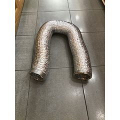 Ống Bạc Mềm Phi 125mm - 2 Mét Ống Gió Chịu Nhiệt Dẫn Khói, Mùi Cho Máy Hút Âm Tủ - Tiện Lợi Cho Hệ Thống Thông Gió
