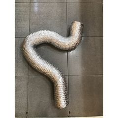 Ống Bạc Mềm Phi 125mm - 2 Mét Ống Gió Chịu Nhiệt Dẫn Khói, Mùi Cho Máy Hút Âm Tủ - Tiện Lợi Cho Hệ Thống Thông Gió