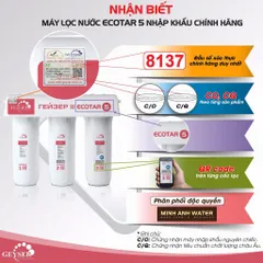 Máy Lọc nước Nano Geyser Ecotar 5 - Hàng chính hãng LB Nga - Made in Russia - Bảo hành 3 năm