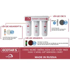 Máy Lọc nước Nano Geyser Ecotar 5 - Hàng chính hãng LB Nga - Made in Russia - Bảo hành 3 năm