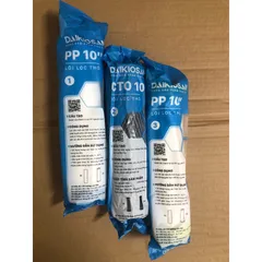 Bộ 3 Lõi Lọc Daikiosan Chính Hãng - Bảo Vệ Màng RO Cho Máy Lọc Nước RO - Lọc Thô Hiệu Quả