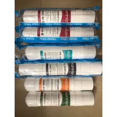 Bộ Lõi Lọc Nước KORIHOMe 6 chiếc cho Máy WPK-818-HA - Lõi RO, Pre Carbon, Post Carbon, Hydrogen Alkaline chính hãng, lọc sạch tối ưu
