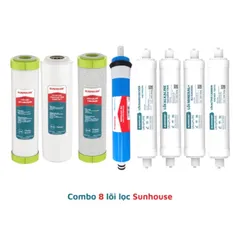 Bộ 8 Lõi Lọc Nước SUNHOUSE 12345678 - Lõi Lọc RO, Than Hoạt Tính, Tinh Khiết, Chính Hãng, An Toàn Cho Sức Khỏe