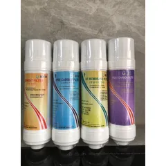 Combo 4 Lõi Lọc Nước Hàn Quốc 8inch - Loại U, Dài 23cm - Thay Thế Máy Lọc Cuckoo, Nước Sạch & An Toàn