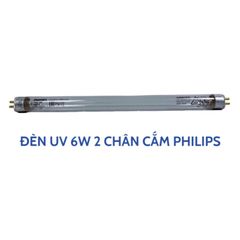 Bóng Đèn UV Diệt Khuẩn Philips 6W Karofi - Loại 2 Đầu 2 Chân, Hàng Chính Hãng, Tuổi Thọ 10.000h, Hiệu Quả Diệt Khuẩn 99,99%