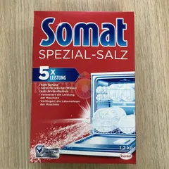 Muối Rửa SOMAT 1,2KG - Xuất xứ Châu âu - Giúp máy không bị bám cặn , vôi hóa