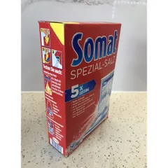 Muối Rửa SOMAT 1,2KG - Xuất xứ Châu âu - Giúp máy không bị bám cặn , vôi hóa