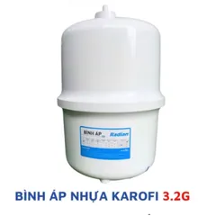 Bình áp Nhựa Radian KAROFI 3.2G - Hàng chính hãng, Dung tích 7 Lít, Bền bỉ cho máy lọc nước gia đình