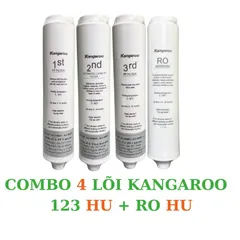 Bộ 4 Lõi Lọc Đúc KANGAROO Hydrogen ion Kiềm Dòng Để Bàn - Lõi Lọc Chính Hãng, Chất Lượng Cao, An Toàn Cho Nước Uống