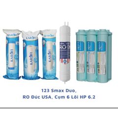 Bộ 10 Lõi Lọc SMAX KAROFI Chính Hãng - Thay Thế Cho Máy Lọc Nước Model KAD-M28, D50 - Giải Pháp Nước Sạch Hoàn Hảo