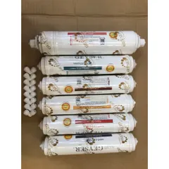 Bộ 6 Lõi Khoáng Geyser 4,5,6,7,8,9 - Hàng Chính Hãng Cung Cấp Khoáng Chất Cho Nước, Thích Hợp Dùng Cho Máy Lọc TK, GK, ECO
