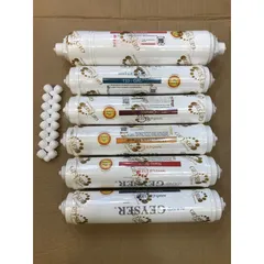 Bộ 6 Lõi Khoáng Geyser 4,5,6,7,8,9 - Hàng Chính Hãng Cung Cấp Khoáng Chất Cho Nước, Thích Hợp Dùng Cho Máy Lọc TK, GK, ECO