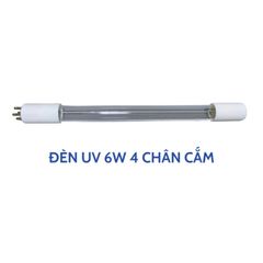 Bóng đèn cực tím UV 6W 4 chấu - Đèn tiệt trùng chống vi khuẩn cho máy lọc nước, diệt khuẩn 99,99% hiệu quả