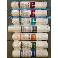 Bộ 7 Lõi Lọc Nước Korihome Chính Hãng - Lõi Sediment, Pre Carbon, RO, Post Carbon, Hydrogen Alkaline, Nano Silver - 100% Chất Lượng Cao