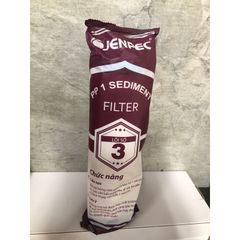 Lõi Lọc Nước JENPEC Số 3 PP1 Micron Chính Hãng - Lọc Thô Chất Lượng Cao, Bảo Vệ Màng RO, Thay Thế Sau 6-9 Tháng