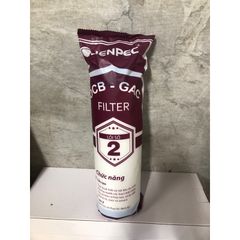 Lõi Lọc Nước JENPEC Số 2 OCB-GAC - Than Hoạt Tính Hàng Chính Hãng - Loại Bỏ Tạp Chất Hiệu Quả 5µm