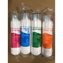 Bộ 4 Lõi Lọc Nước U/F Đầu U 25cm - Chính Hãng Nhập Khẩu Hàn Quốc, Thay Thế Máy Lọc Nước Cuckoo, Canzy, Ryo, Newlife