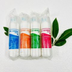 Bộ 4 Lõi Lọc Nước U/F Đầu U 25cm - Chính Hãng Nhập Khẩu Hàn Quốc, Thay Thế Máy Lọc Nước Cuckoo, Canzy, Ryo, Newlife