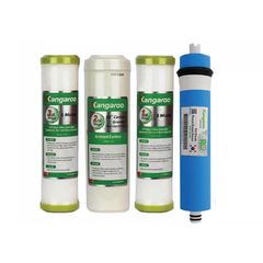 Bộ 4 Lõi Lọc Nước KANGAROO 1234 - Hàng Chính Hãng, Lọc Sạch Vi Rút, Vi Khuẩn, Tăng Cường An Toàn Cho Nước Uống