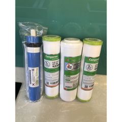 Bộ 4 Lõi Lọc Nước KANGAROO 1234 - Hàng Chính Hãng, Lọc Sạch Vi Rút, Vi Khuẩn, Tăng Cường An Toàn Cho Nước Uống