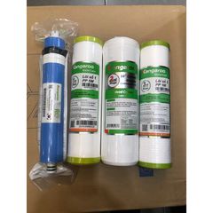 Bộ 4 Lõi Lọc Nước KANGAROO 1234 - Hàng Chính Hãng, Lọc Sạch Vi Rút, Vi Khuẩn, Tăng Cường An Toàn Cho Nước Uống