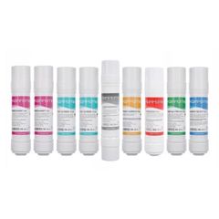 Bộ 9 Lõi Lọc Nước KORIHOME Chính Hãng - Thay Thế Cho Máy Lọc WPK-915, Bao Gồm Sediment, Pre Carbon, RO, Post Carbon, Hydrogen Alkaline, Nano Silver