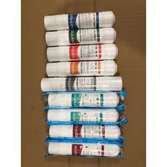 Bộ 9 Lõi Lọc Nước KORIHOME Chính Hãng - Thay Thế Cho Máy Lọc WPK-915, Bao Gồm Sediment, Pre Carbon, RO, Post Carbon, Hydrogen Alkaline, Nano Silver