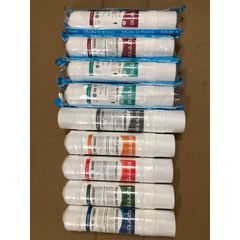 Bộ 9 Lõi Lọc Nước KORIHOME Chính Hãng - Thay Thế Cho Máy Lọc WPK-915, Bao Gồm Sediment, Pre Carbon, RO, Post Carbon, Hydrogen Alkaline, Nano Silver
