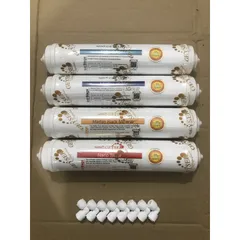 Bộ 4 Lõi Lọc Geyser 5678 Chính Hãng - Thay Thế Máy Lọc Nước Nano, RO Đảm Bảo Sức Khỏe Gia Đình, Chống Tái Nhiễm Khuẩn