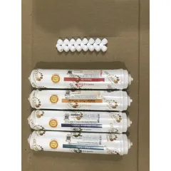 Bộ 4 Lõi Lọc Geyser 5678 Chính Hãng - Thay Thế Máy Lọc Nước Nano, RO Đảm Bảo Sức Khỏe Gia Đình, Chống Tái Nhiễm Khuẩn